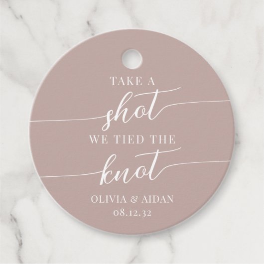 一発やろう、我々は結び目を結結婚んだ フェイバータグ (正面)