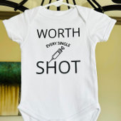 一発一発の価値独身のがある ベビーボディスーツ