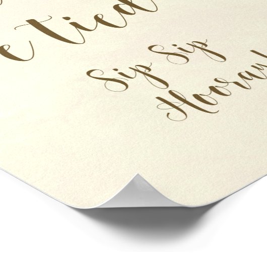 一発撃って結び目のサイン結婚薄紫を結んだ ポスター (角)