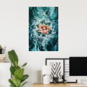 一百四十五火と水 ポスター (ホームオフィス)