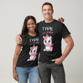 一皮性糖尿病認識度T1dユニコーンディア Tシャツ (ユニセックス)