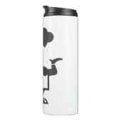 一皿のスープを持つシェフ タンブラー (回転右)