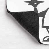 一皿のスープを持つシェフ マウスパッド (コーナー)