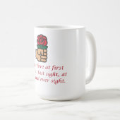 一目惚れだった コーヒーマグカップ (正面右)