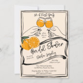 一目惚れのスパリゾート オレンジスケッチ 招待状 (正面)