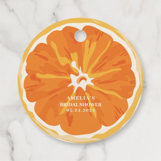 一目惚れのスプリッツサマーウェディングシャワー フェイバータグ (裏面)