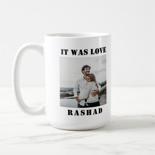 一目惚れ コーヒーマグカップ (左)