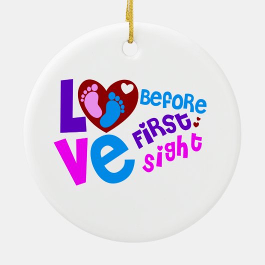 一目惚れ セラミックオーナメント (裏面)