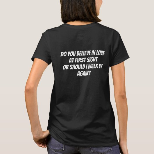 一目惚れ  Tシャツ (裏面)