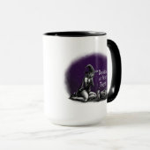 一目瞭然（紫の空） マグカップ (正面右)