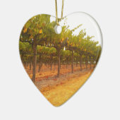 一直線に並ぶつる植物 セラミックオーナメント (左)