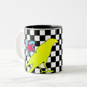 "一直線に"マグ ツートーンマグカップ (正面左)