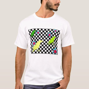 "一直線に" Tシャツ