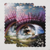 一眼で世界を見る 招待状 (正面/裏面)