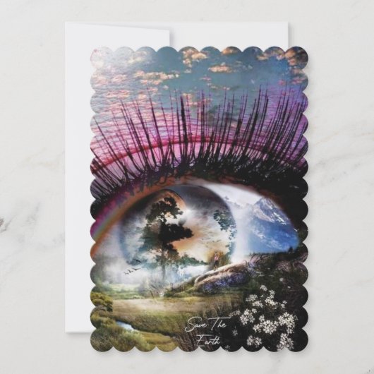 一眼で世界を見る 招待状 (正面)