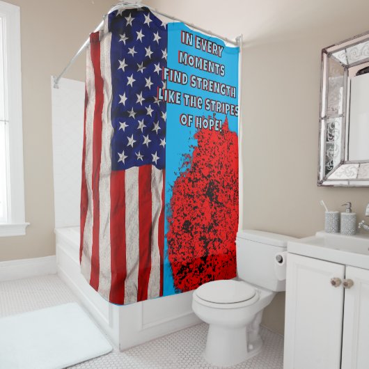 一瞬で力を見つける！3D外観 シャワーカーテン (インサイチュ)