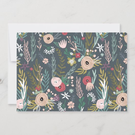 一瞬で1年|フォトコラージュ招待状 招待状 (裏面)