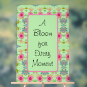 一瞬の開花 アクリルサイン (ニュートラル)