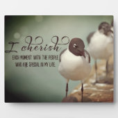 一瞬一瞬を大切にする フォトプラーク (正面)