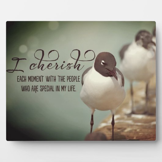 一瞬一瞬を大切にする フォトプラーク (正面)