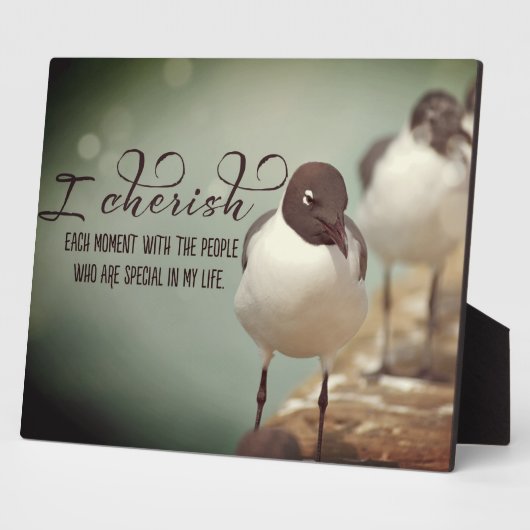 一瞬一瞬を大切にする フォトプラーク (側面)