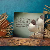 一瞬一瞬を大切にする フォトプラーク (側面)