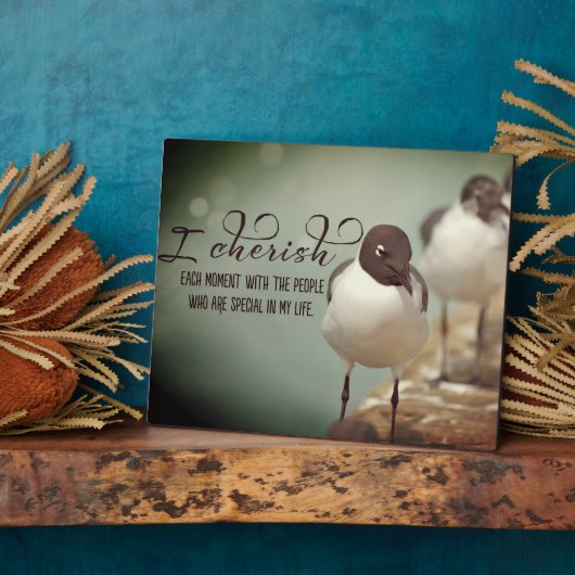 一瞬一瞬を大切にする フォトプラーク (側面)