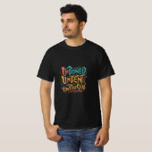 一礼して、曲げずに、途切れることなく Tシャツ (正面フル)