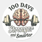 一祝百日 ラウンドシール (正面)