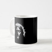 一神 | イエスの顔 コーヒーマグカップ (正面左)