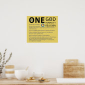 一神 ポスター (キッチン)