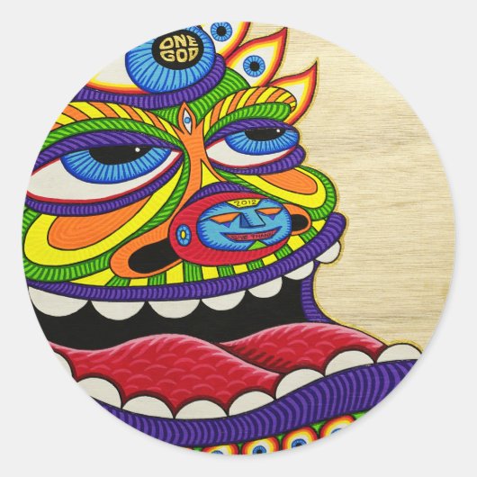 一神 ラウンドシール (正面)