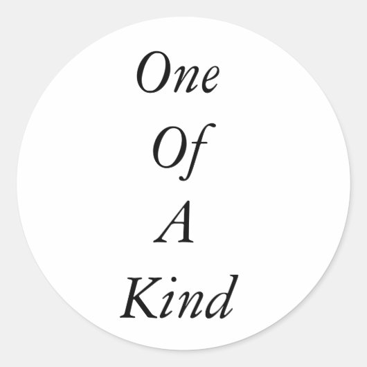 一種のステッカーの1つ ラウンドシール (正面)