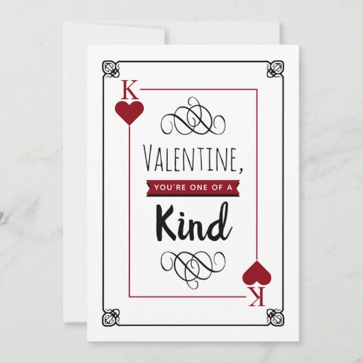 一種のバレンタインデーの1つ シーズンカード (正面)