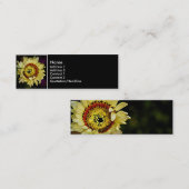 一種のヒマワリ スキニー名刺 (正面/裏面)