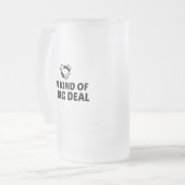 一種の大きな問題 フロストグラスビールジョッキ (正面左)