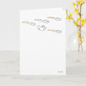 一種の カード (黄色い花)