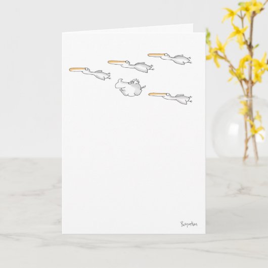 一種の カード (黄色い花)