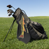 一種類の小魚類 ゴルフタオル (グリーン)