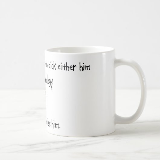 一突きの夫か免疫学 コーヒーマグカップ (右)