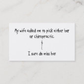 一突きの妻かカイロプラクティック 名刺 (裏面)