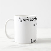 一突きの妻かスノーケリング コーヒーマグカップ (左)