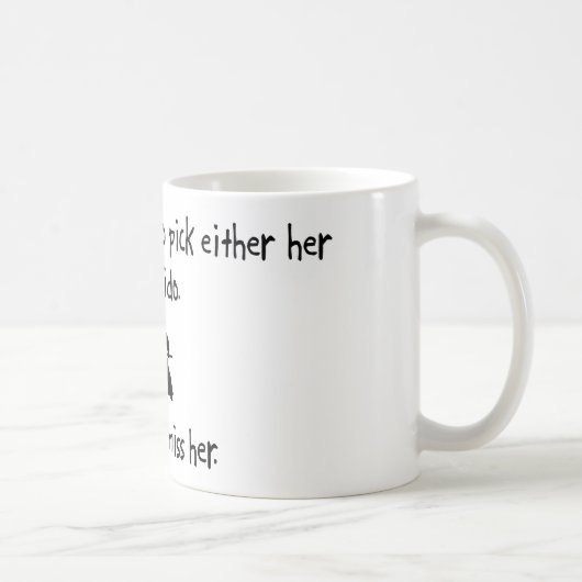 一突きの妻か合気道 コーヒーマグカップ (右)
