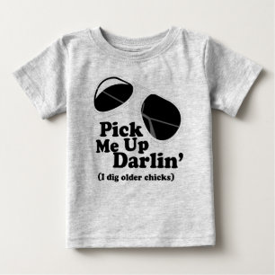 一突き私Darlinワイシャツ ベビーTシャツ
