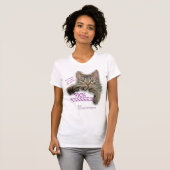 一突きMEEEE! 女性ティー! Tシャツ (正面フル)