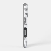 一筆の優雅さ:蝶のシルエット iPhoneケース (右側面)