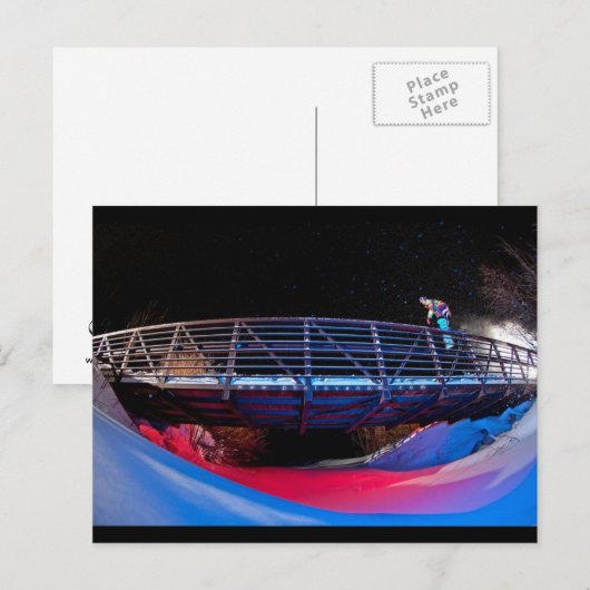 一筆書き ポストカード (正面/裏面)