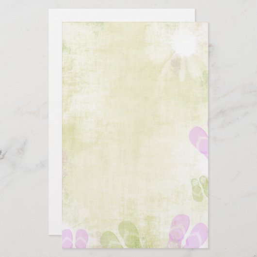 一筆書き 便箋 (正面/裏面)