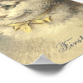 一等賞ヴィンテージ猫 ポスター (角)