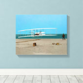 一等飛行機操縦士の兄弟 キャンバスプリント (インサイチュ (ウッドフロア))